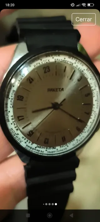 Reloj raketa de colección