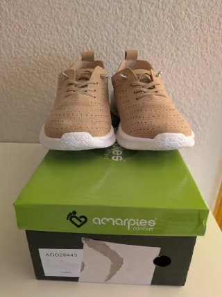 Zapatillas Amarpies Beige Confort