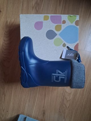 Botas de agua Igor Talla 31 Azul y Gris