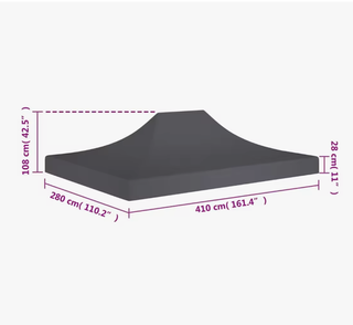 Techo Carpa Celebraciones 4x3m 270g/m2