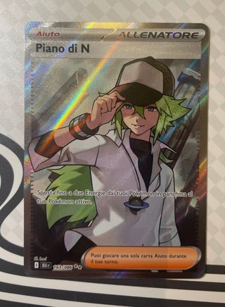 Carta Pokémon Piano di N 163/086 Full Art