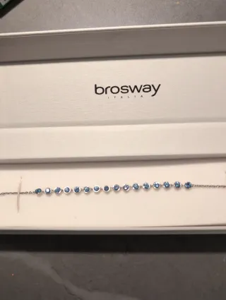 Braccialetto Brosway con zirconi blu