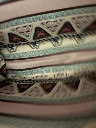 Borsa tote Christian Dior beige e rosa