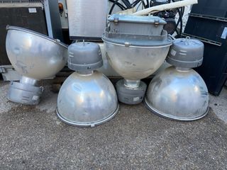 4 Luminarias Nave Industrial + Foco 400W