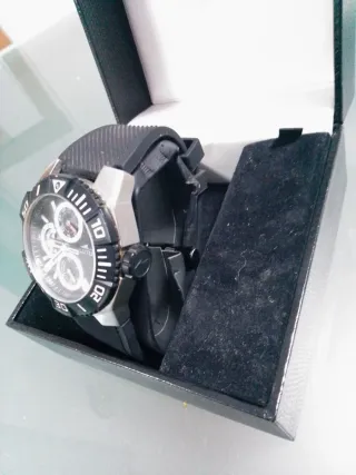 Reloj Lotus Cronógrafo Hombre Negro