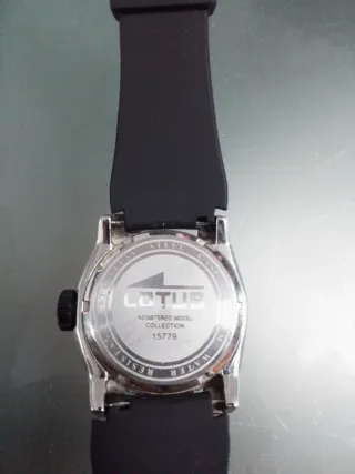Reloj Lotus Cronógrafo Hombre Negro