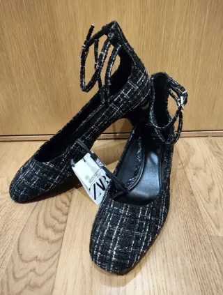 Bailarinas Zara pulsera nuevas etiquetas