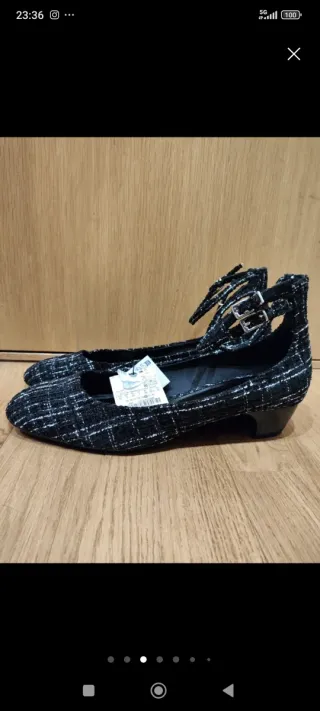 Bailarinas Zara pulsera nuevas etiquetas