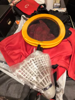 Raquetas de bádminton y volante