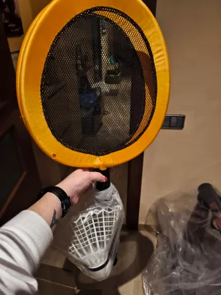 Raquetas de bádminton y volante
