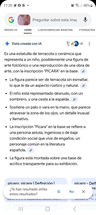 Figura terracota niño con sombrero