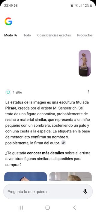 Figura terracota niño con sombrero