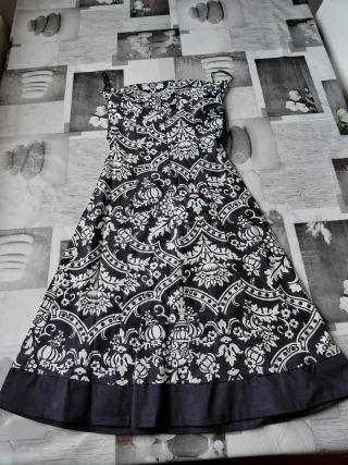 Vestido estampado lazo