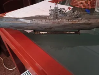 Maqueta de submarino alemán  2guerra mundial