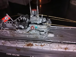Maqueta de submarino alemán  2guerra mundial