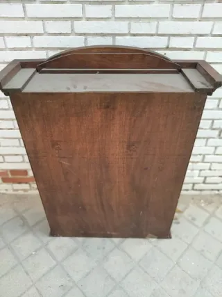 Estantería vitrina madera maciza caoba vintage