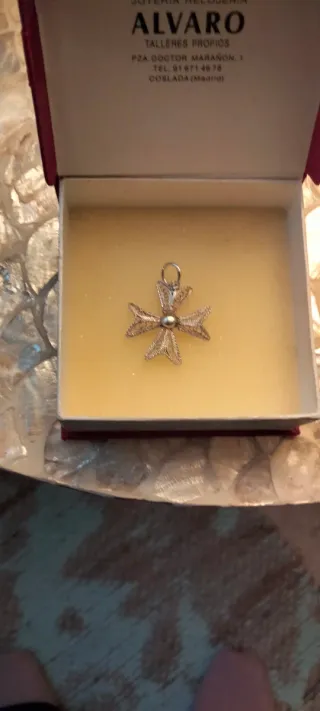 Cruz de Malta Plata Filigrana