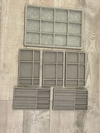 Organizador de joyas gris