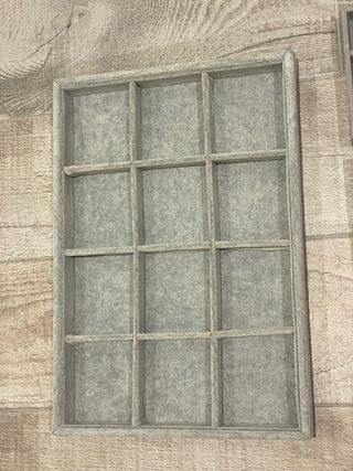 Organizador de joyas gris