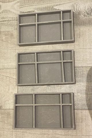 Organizador de joyas gris