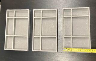 Organizador de joyas gris