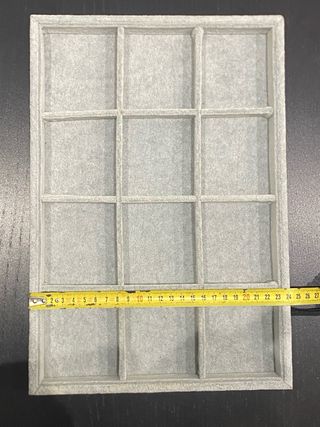 Organizador de joyas gris