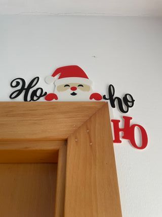 Decoración Papá Noel Ho Ho Ho