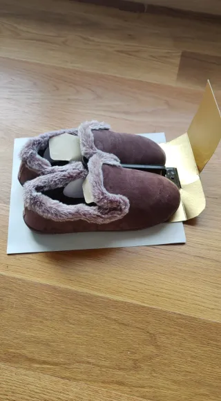 Zapatillas Isotoner Talla 39 Rosa/Topo