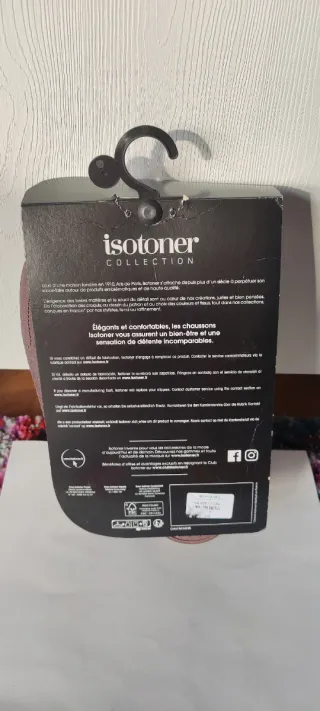 Zapatillas Isotoner Talla 39 Rosa/Topo