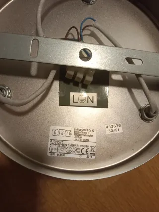 Plafoniera LED 3 faretti