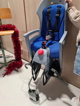 Silla bici bebé Hamax niño portabicicletas