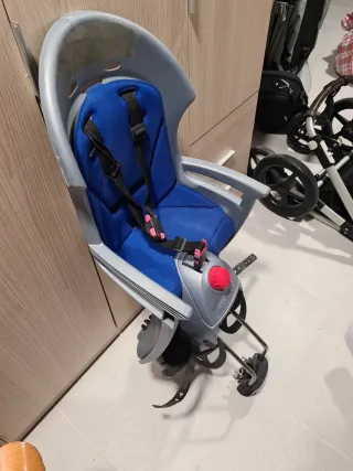 Silla bici bebé Hamax niño portabicicletas