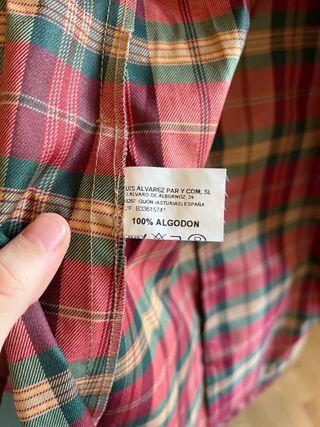 Gabardina a cuadros