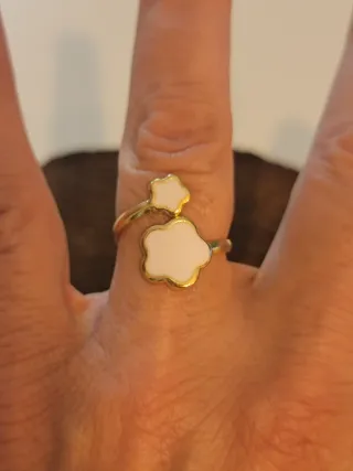 Conjunto 6  Piezas Bisutería Flores de la suerte