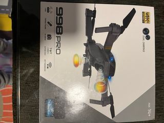 Dron 998 Pro Micro Plegable 4K Dual Cam