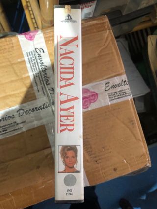 Película VHS Nacida Ayer (Drama)