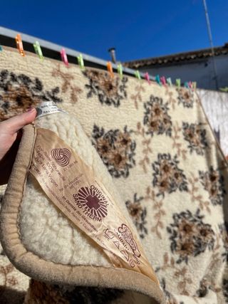 Manta pura Lana virgen de Merinos GRANDE