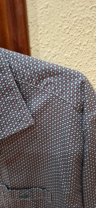 Camisa de caballero estampada
