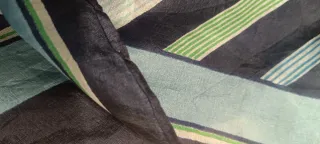 Pañuelo Riviera Seda Azul Verde