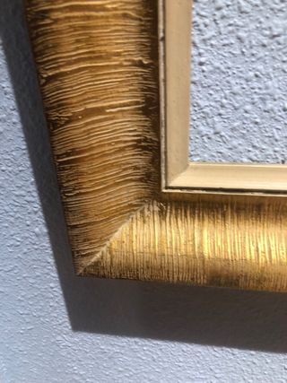 Marco antiguo dorado madera