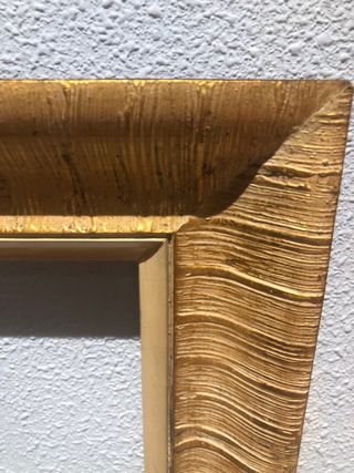 Marco antiguo dorado madera