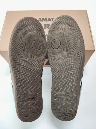 Zapatillas Amat Marco Gris y Blanco