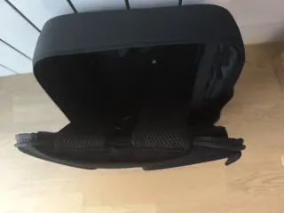 Mochila antirrobo y maleta cabina negra