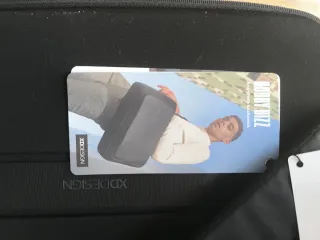 Mochila antirrobo y maleta cabina negra