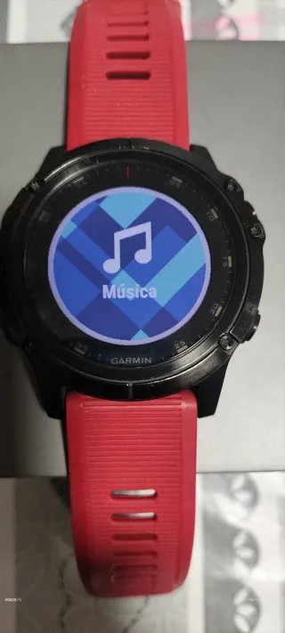 Garmin Fenix 5X Negro y Rojo
