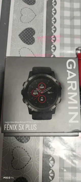 Garmin Fenix 5X Negro y Rojo