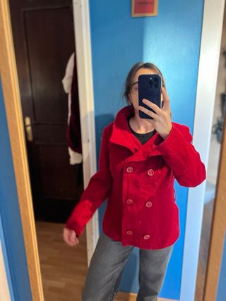 Chaqueta Vero Moda Roja Talla M