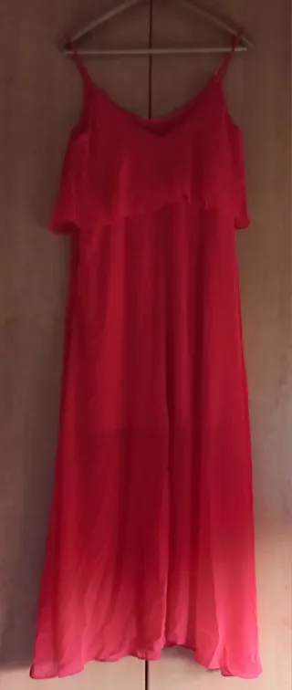 Vestito lungo rosso