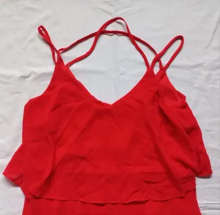 Vestito lungo rosso