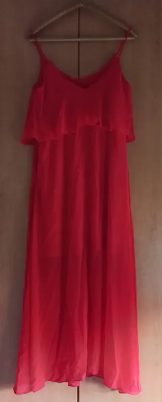 Vestito lungo rosso